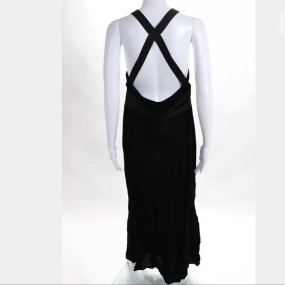 Theory elastic strap backless Maxi Dress